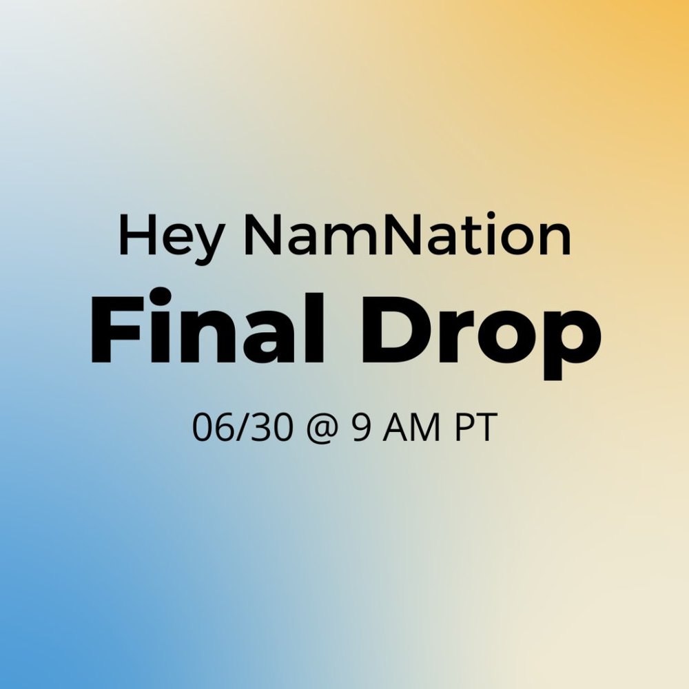 Final Drop Coming Soon